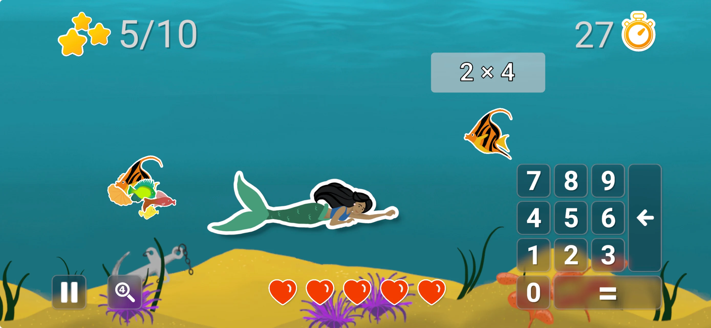 A Mathigo minigame with a dragon